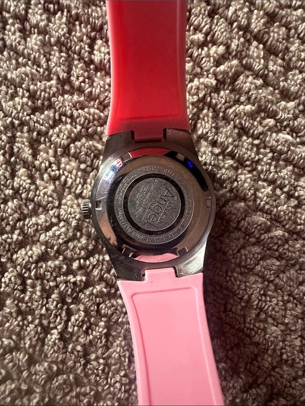 Invicta Pink Silicone Strap Women's Watch with Silver-Tone Bezel
